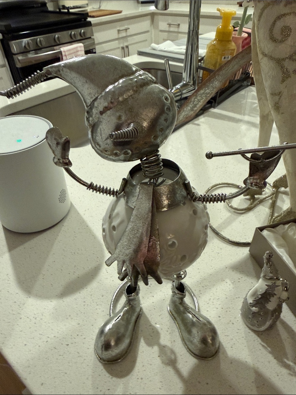 Pier 1 Snowman Tea Light Holder